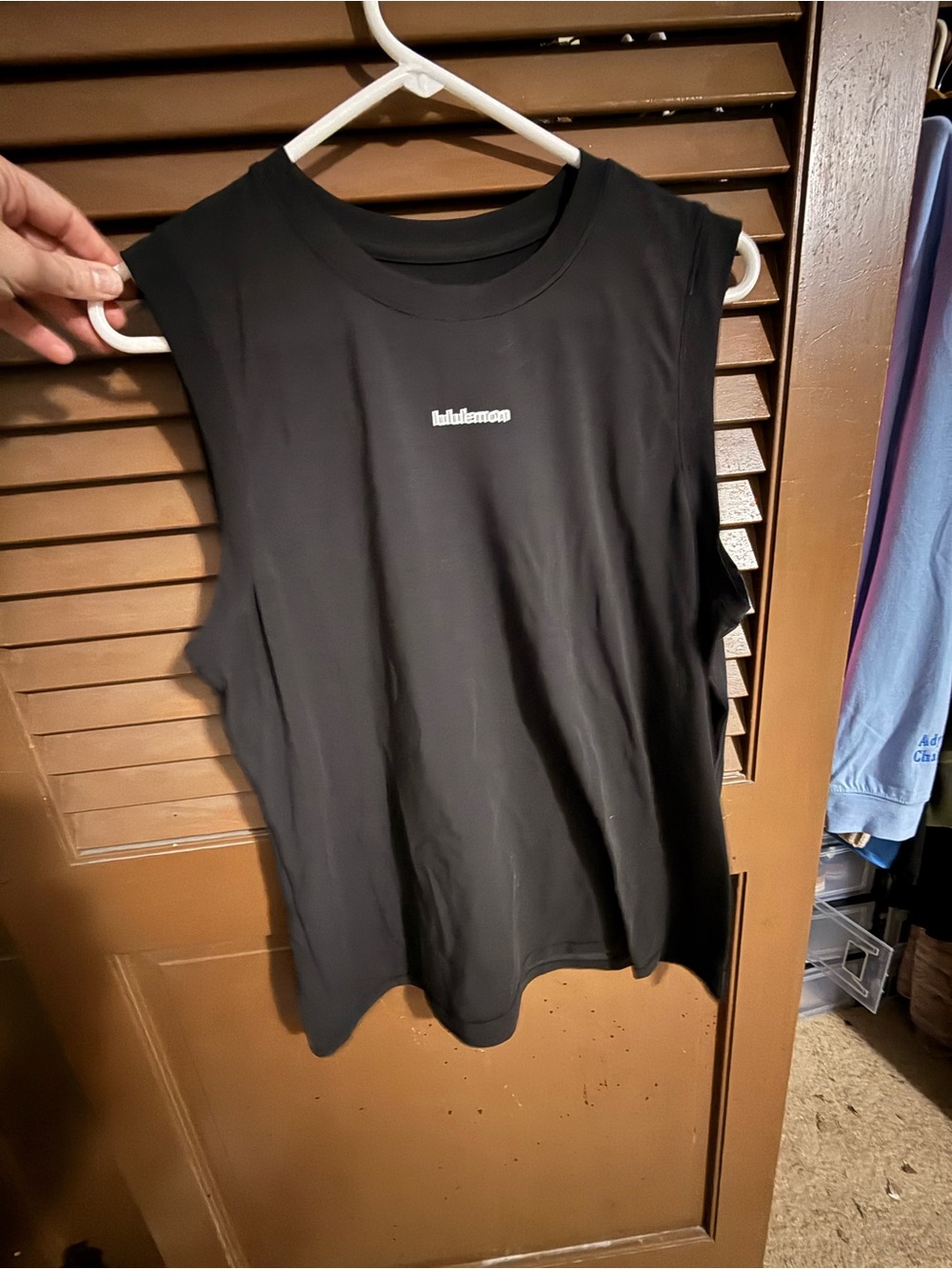 lululemon athletica Black Sleeveless Muscle Tee
